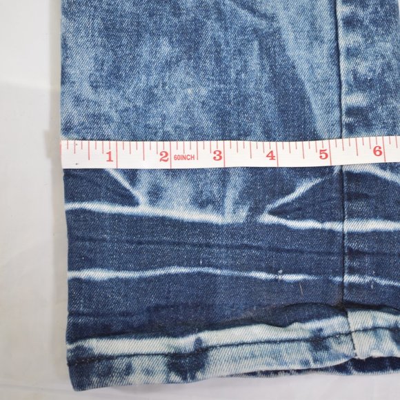 Men’s Focus Company Co Distressed Acid Washed Demin Skater Jeans size 34x32 - Picture 7 of 11